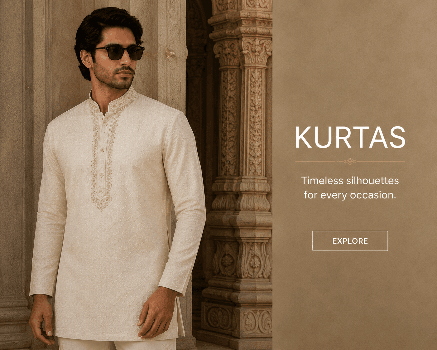 Kurtas — Timeless silhouettes for every occasion.